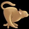 Эмодзи из набора AbyCats @MasterLamaArt для Телеграм: Статические 🏃♂️