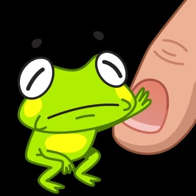 Стикер из набора Fromg для Телеграм: Анимированные 😞