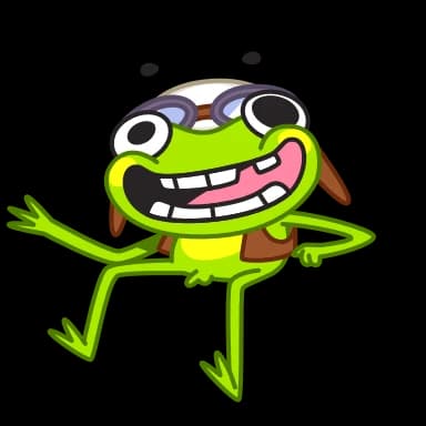 Стикер из набора Fromg для Телеграм: Анимированные 👋