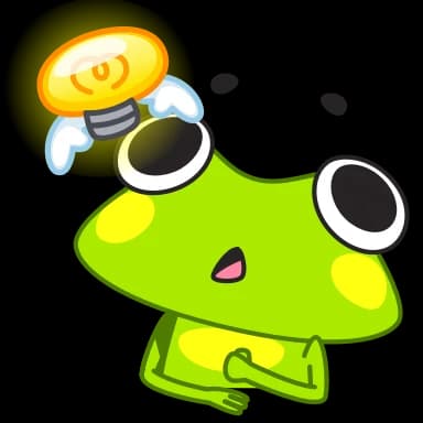 Стикер из набора Fromg для Телеграм: Анимированные 💡