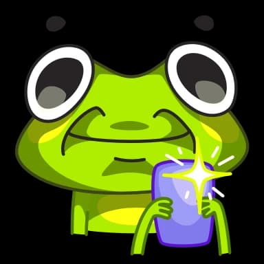 Стикер из набора Fromg для Телеграм: Анимированные 📸
