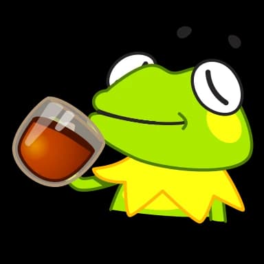 Стикер из набора Fromg для Телеграм: Анимированные ☕️