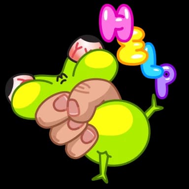 Стикер из набора Fromg для Телеграм: Анимированные 😵