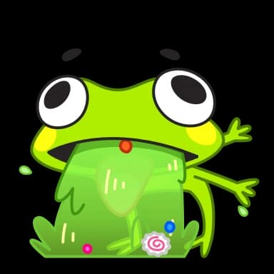 Стикер из набора Fromg для Телеграм: Анимированные 🤮