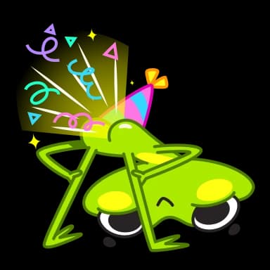 Стикер из набора Fromg для Телеграм: Анимированные 🥳