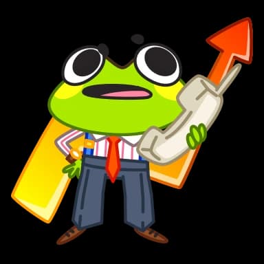 Стикер из набора Fromg для Телеграм: Анимированные 📈