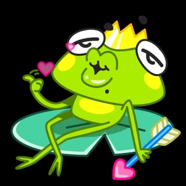 Стикер из набора Fromg для Телеграм: Анимированные 😘
