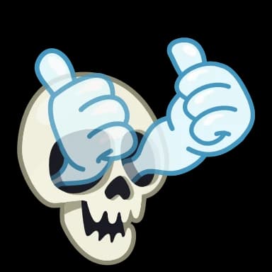 Стикер из набора Skull для Телеграм: Анимированные 👍