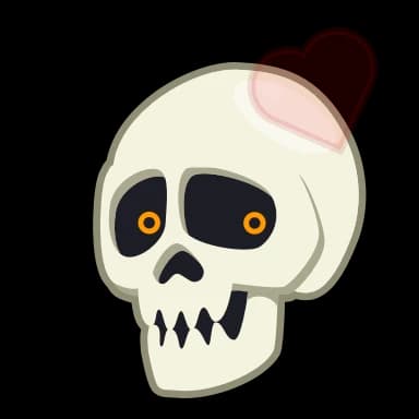 Стикер из набора Skull для Телеграм: Анимированные 😘
