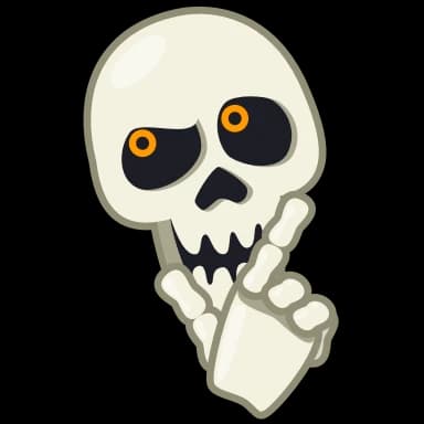 Стикер из набора Skull для Телеграм: Анимированные 🤔