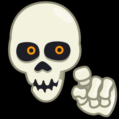 Стикер из набора Skull для Телеграм: Анимированные 👊