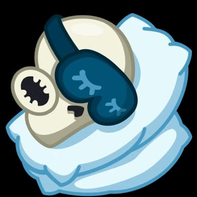 Стикер из набора Skull для Телеграм: Анимированные 😴