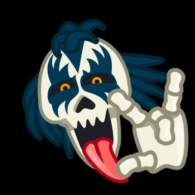 Стикер из набора Skull для Телеграм: Анимированные 🤟