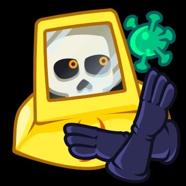 Стикер из набора Skull для Телеграм: Анимированные 🦠