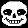 Эмодзи из набора Undertale Санс и Папирус [Автор: РЭД анархий(@REDanarhy173)] для Телеграм: Статические 💀