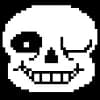 Эмодзи из набора Undertale Санс и Папирус [Автор: РЭД анархий(@REDanarhy173)] для Телеграм: Статические 💀