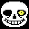 Эмодзи из набора Undertale Санс и Папирус [Автор: РЭД анархий(@REDanarhy173)] для Телеграм: Статические 💀