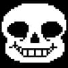 Эмодзи из набора Undertale Санс и Папирус [Автор: РЭД анархий(@REDanarhy173)] для Телеграм: Статические 💀