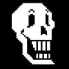 Эмодзи из набора Undertale Санс и Папирус [Автор: РЭД анархий(@REDanarhy173)] для Телеграм: Статические 💀