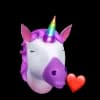 Эмодзи из набора Единорожка | @EmojisTG для Телеграм: Статические 🦄