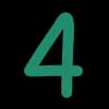 Эмодзи из набора vsesvoitut.com @vse_svoi_here для Телеграм: Статические 4️⃣