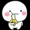 Эмодзи из набора Mini @AnimAvatarcki для Телеграм: Статические 🍌