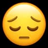 Эмодзи из набора WeChat Emoji (static) для Телеграм: Статические 😔