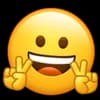 Эмодзи из набора WeChat Emoji (static) для Телеграм: Статические ✌