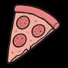 Эмодзи из набора Whispering Sakura @InkByBelariana для Телеграм: Статические 🍕