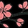 Эмодзи из набора Whispering Sakura @InkByBelariana для Телеграм: Статические 🌸
