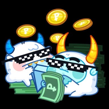 Стикер из набора Йети | @Premium_Stikers для Телеграм: Анимированные 🤑