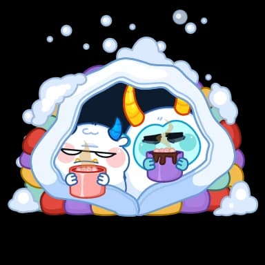 Стикер из набора Йети | @Premium_Stikers для Телеграм: Анимированные 🥶