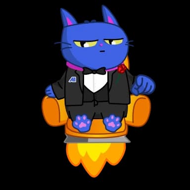 Эмодзи из набора A1 business app 💫 для Телеграм: Анимированные 😼