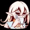 Эмодзи из набора айрис @vanishcoca для Телеграм: Статические ☕️