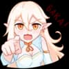 Эмодзи из набора айрис @vanishcoca для Телеграм: Статические 🤮