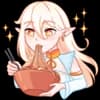 Эмодзи из набора айрис @vanishcoca для Телеграм: Статические 😗