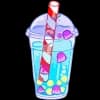 Эмодзи из набора Вкусная водичка @cute_enot_art для Телеграм: Статические 🥤