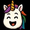 Эмодзи из набора @TPEmoji Единорожка для Телеграм: Статические 🤣