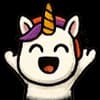 Эмодзи из набора @TPEmoji Единорожка для Телеграм: Статические 🦄