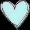 Эмодзи из набора flowers & hearts для Телеграм: Статические 🩵