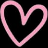 Эмодзи из набора flowers & hearts для Телеграм: Статические 🩷