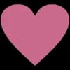 Эмодзи из набора flowers & hearts для Телеграм: Статические 🩷