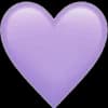 Эмодзи из набора flowers & hearts для Телеграм: Статические 💜