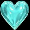 Эмодзи из набора flowers & hearts для Телеграм: Статические 🩵