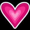Эмодзи из набора flowers & hearts для Телеграм: Статические 🩷
