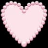 Эмодзи из набора flowers & hearts для Телеграм: Статические 🩷