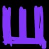 Эмодзи из набора Фиолетовый алфавит от @delaimem для Телеграм: Статические 🪥