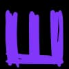 Эмодзи из набора Фиолетовый алфавит от @delaimem для Телеграм: Статические 🏪