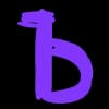 Эмодзи из набора Фиолетовый алфавит от @delaimem для Телеграм: Статические 👩‍🦽