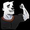 Эмодзи из набора Virtus.pro EMOJI // v.1.0 для Телеграм: Статические 💪